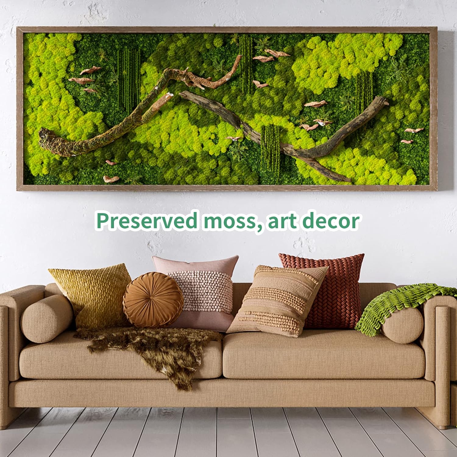 Artificial Green Plants Mini L - Sphagnum Moss Dry 评论和价格