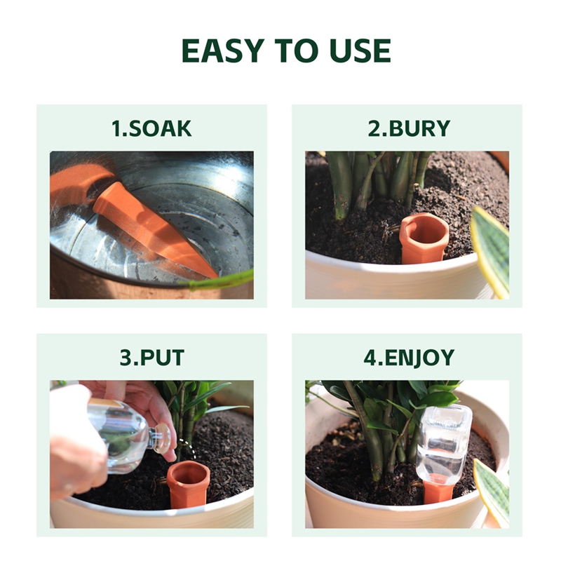Terracotta Watering Spikes,Win - Self Watering Insert 评论和价格
